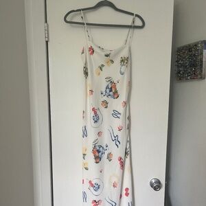 White floral / beach dress